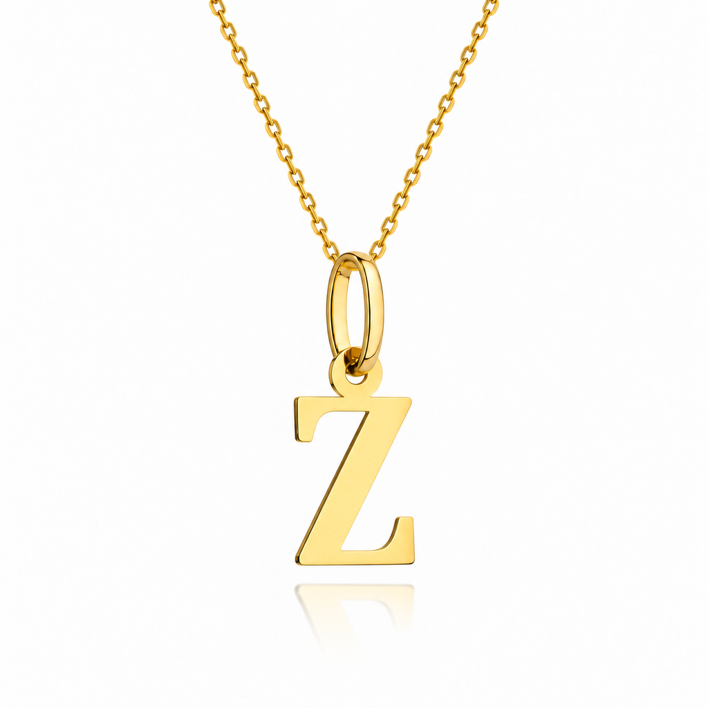 Złoty naszyjnik – Litera Z